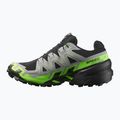 Men's running shoes Salomon Speedcross 6 GTX black/alloy/green gecko 3