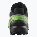 Men's running shoes Salomon Speedcross 6 GTX black/alloy/green gecko 5