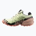 Women's running shoes Salomon Speedcross 6 GTX lime cream/mahogany rose/black 3