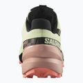 Women's running shoes Salomon Speedcross 6 GTX lime cream/mahogany rose/black 4