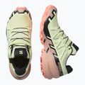Women's running shoes Salomon Speedcross 6 GTX lime cream/mahogany rose/black 6