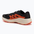 Men's running shoes Salomon Alphaglide black/rainy day/red orange 3