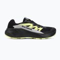Men's running shoes Salomon Alphaglide GTX black/alloy/sharp green 2