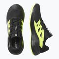 Men's running shoes Salomon Alphaglide GTX black/alloy/sharp green 5