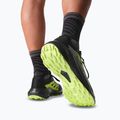 Men's running shoes Salomon Alphaglide GTX black/alloy/sharp green 7