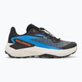 Men's running shoes Salomon Genesis black/french blue/cherry tomato 2