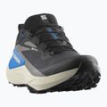 Men's running shoes Salomon Genesis GTX black/lunar rock/french blue 8