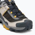 Men's trekking shoes Salomon X Ultra 5 monument / turbul / spicy mustard 7