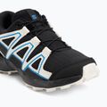 Children's running shoes Salomon Speedcross Waterproof black/vanilla ice/french blue 7