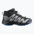 Children's hiking shoes Salomon XA PRO V8 MID WP black/monument /french blue 8