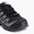 Children's trekking boots Salomon XA Pro 3D V8 Waterproof black/turbulence/quarry 7