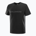 Men's T-shirt Salomon Big Logo Tee deep black 4