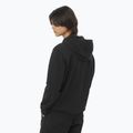 Men's sweatshirt Salomon Logo Full Zip Hoodie deep black 2