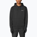 Men's sweatshirt Salomon Chest Logo Hoodie deep black