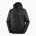 Men's sweatshirt Salomon Chest Logo Hoodie deep black 3