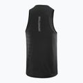 Men's running tank top Salomon Sense Aero Singlet GFX deep black 5
