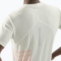 Men's running T-shirt Salomon Sense Aero Tee GFX icicle/neon flame 3