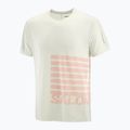 Men's running T-shirt Salomon Sense Aero Tee GFX icicle/neon flame 4