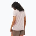 Women's running T-shirt Salomon Sense Aero Tee GFX etherea/neon flame 2
