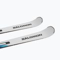 Alpine skis Salomon Addikt + bindings MI12 GW white/neon blue/red 5