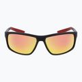 Nike Adrenaline 22 M matte black/university red/grey w/red lens sunglasses 9