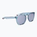 Nike Flatspot XXII worn blue/ silver flash sunglasses