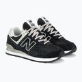 New Balance ML574 black NBML574EVB men's shoes 4