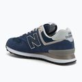 Men's New Balance 574 blue shoes 3