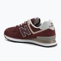 Men's New Balance 574 red shoes 3