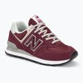 New Balance ML574 burgundy men's shoes