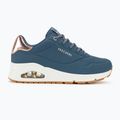 SKECHERS Uno Shimmer Away women's shoes navy 3