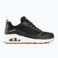 SKECHERS Uno Inside Matters women's shoes black/white/mesh 3