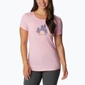 Women's trekking shirt Columbia Daisy Days Graphic pink 1934592679