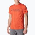 Columbia men's Titan Pass Graphic trekking shirt red 1991471839