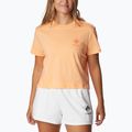 Columbia women's North Cascades Cropped orange trekking shirt 1930051826