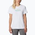Columbia women's Zero Rules Graphic Crew trekking shirt white 1991583101