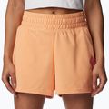 Women's Columbia Logo III French Terry trekking shorts orange 2032881812 4
