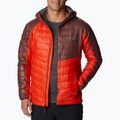 Men's Columbia Platinum Peak Hooded Down Jacket Red 2008611839