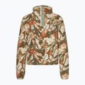 Columbia women's Helvetia Cropped Half Snap fleece sweatshirt chalk floriculture 2014561194