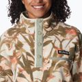Columbia women's Helvetia Cropped Half Snap fleece sweatshirt chalk floriculture 2014561194 7