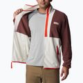 Columbia Back Bowl men's fleece sweatshirt maroon and beige 1890764640 4