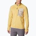 Columbia men's Triple Canyon Full Zip trekking sweatshirt yellow 2031311