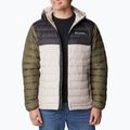Men's Columbia Powder Lite Hooded down jacket dark stone/shark/stone green