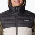 Men's Columbia Powder Lite Hooded down jacket dark stone/shark/stone green 6