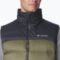 Columbia Bulo Point II Down stone green/shark men's trekking sleeveless jacket 6
