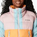 Columbia Pike Lake II Cropped sunset peach/dusty pink/aqua haze women's down jacket 6