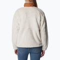 Columbia women's Boundless Discovery Sherpa chalk/carmel brown trekking sweatshirt 2