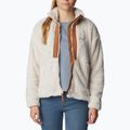 Columbia women's Boundless Discovery Sherpa chalk/carmel brown trekking sweatshirt 4