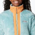 Columbia Boundless Discovery Sherpa women's trekking sweatshirt aqua haze/sunset peach 6