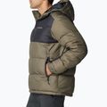 Men's Columbia Pike Lake II Hooded stone green/shark down jacket 2